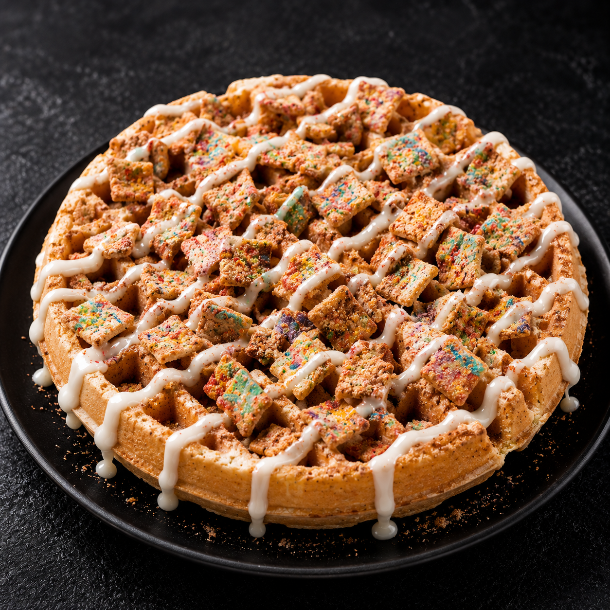 Cinnamon Toast Crunch waffle